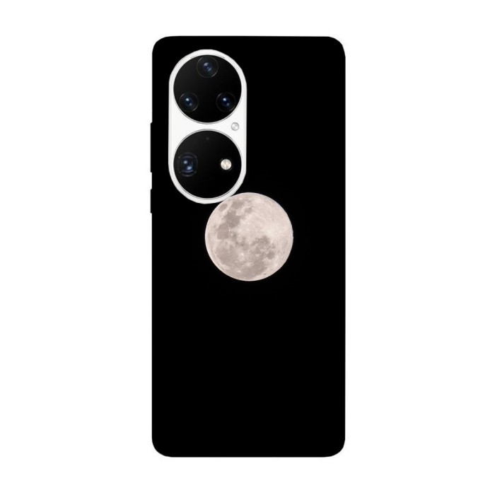 Husa compatibila cu Huawei Nova Y70 model Full white Moon, Silicon, TPU, Viceversa