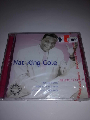 Nat King Cole Unforgettable Cd audio 2002 EU nou sigilat foto