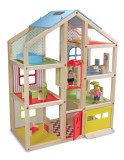 Casuta de papusi din lemn mobilata Melissa and Doug, Melissa &amp; Doug