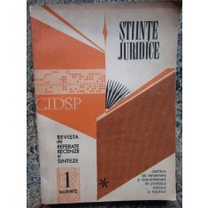 STIINTE JURIDICE VOL IX - 1972