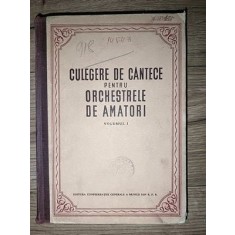 Culegere de cantece pentru orchestrele de amatori 1