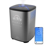 Cumpara ieftin Umidificator de aer inteligent ETA Noble Smart 5629 90000, 4 litri, 110 W, ionizare, control Wi-Fi, tehnologie cu ultrasunete, gri