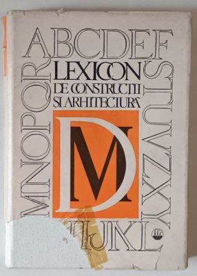 LEXICON DE CONSTRUCTII SI ARHITECTURA VOL II,1988 foto