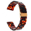 Curea polimer compatibila cu Fossil Q Marshal, Telescoape QR, 22mm, Dark Fire, Very Dream