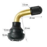 Valva roata tubeless 90&deg; PVR60 pentru motociclete, scutere si trotinete