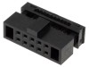 Mufă IDC Mamă 10 Pin pentru Cablu Bandă 0.635mm Aurită