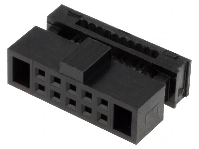 Mufă IDC Mamă 10 Pin pentru Cablu Bandă 0.635mm Aurită