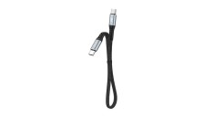 Cablu Dudao 100W USB-C-USB-C PD de 0,23 m (negru) foto