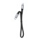 Cablu Dudao 100W USB-C-USB-C PD de 0,23 m (negru)