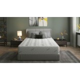 Saltea cu arcuri Pocket Somnomed Comfort Fit HoReCa 140x200, inaltime 30 cm, spuma cu memorie, husa tratament antifungic, fermitate mediu-tare