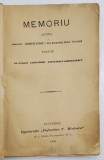 MEMORIU ASUPRA BISERICII &#039; KRETZULESCU &#039; DIN BUCURESCI , CALEA VICTORIEI facut de LT. COL. ALEXANDRU STEFANESCU KRETZULESCU , 1896 , EDITIA I *