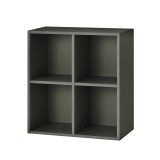 Boxie nyitott fali szekr&eacute;ny 80x80x37 cm antracit