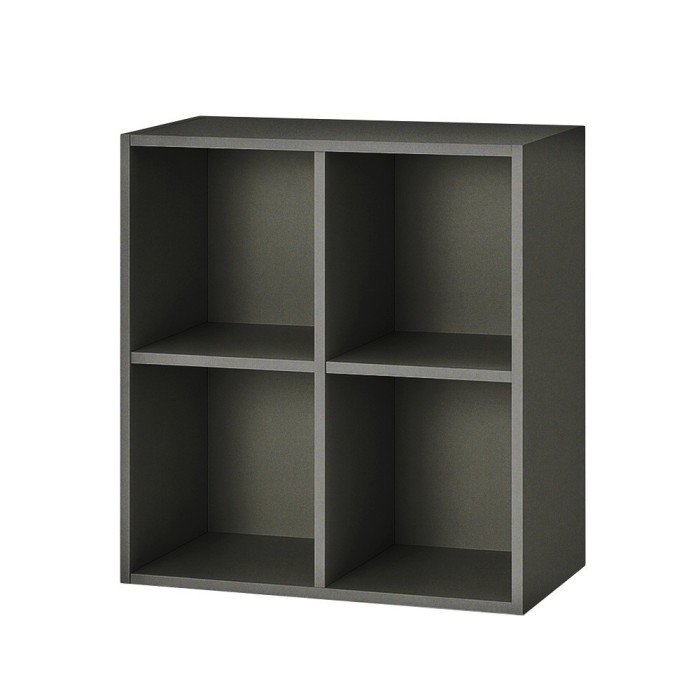 Boxie nyitott fali szekr&eacute;ny 80x80x37 cm antracit