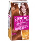 Vopsea de par semi-permanenta fara amoniac Casting Creme Gloss 645 Amber, 180ml, L&#039;Oreal Paris