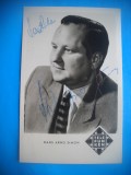 HOPCT 1599 HANS ARNO SIMON -GERMANIA -ACTORI/ARTISTI-AUTOGRAF-CIRCULATA