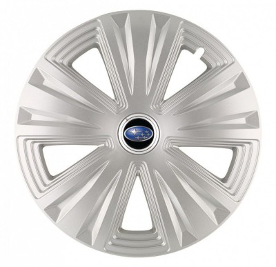 Set 4 capace roti pentru Subaru, model Glory Gray, R15 foto