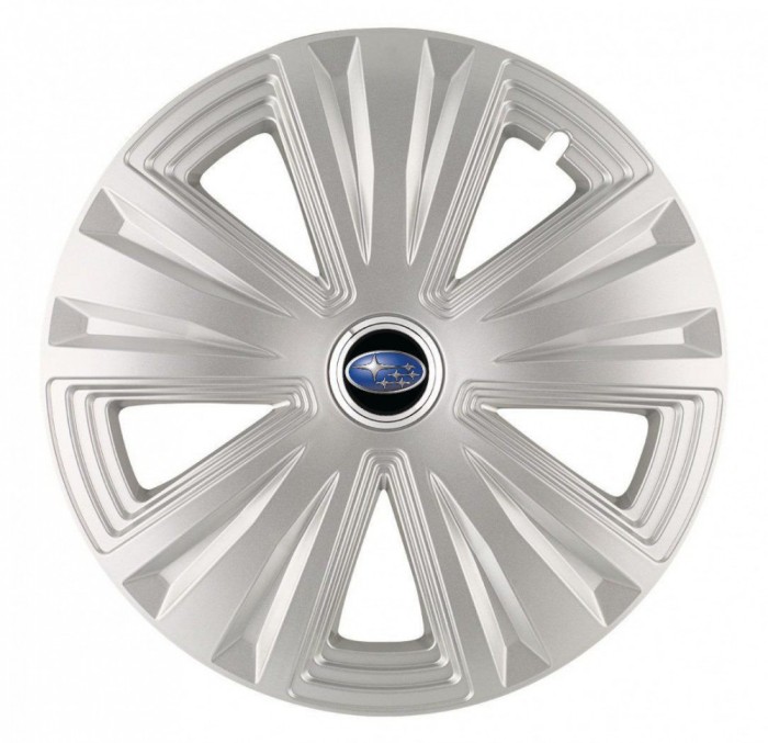 Set 4 capace roti pentru Subaru, model Glory Gray, R15
