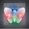 Lumina de veghe model fluture multicolor 7 LED 1W 240V 72x53x25 mm Phenom