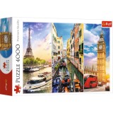 PUZZLE TREFL 4000 CALATORIE IN EUROPA, TREFL 4000P