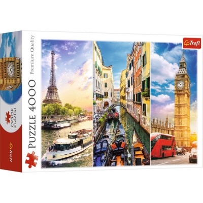 PUZZLE TREFL 4000 CALATORIE IN EUROPA foto
