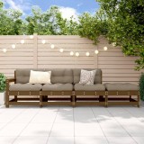 VidaXL Set mobilier pentru grădină 4 piese, maro miere, lemn masiv pin 825537