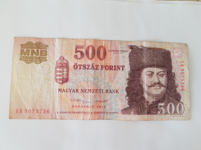 Ungaria 500 Forint 2013