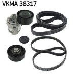 Set curea transmisie cu caneluri BMW 1, 3 Motor 118 d, 120 d, 318 d, 320 d, 325 d, 330 d, 330 xd, lungime 1836/810 mm, 24 mm, 36 mm, OE 11287790447