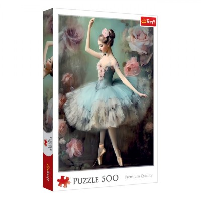 Puzzle Trefl Balerina Vintage, 500 Piese, Multicolor foto