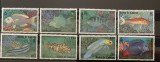 PC320 - TURKS &amp; CAICOS ISLANDS 1990 FAUNA/ Pesti, serie MNH, 8v, Nestampilat