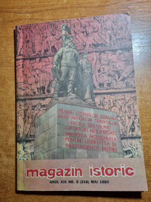 Revista Magazin Istoric - mai 1985 foto