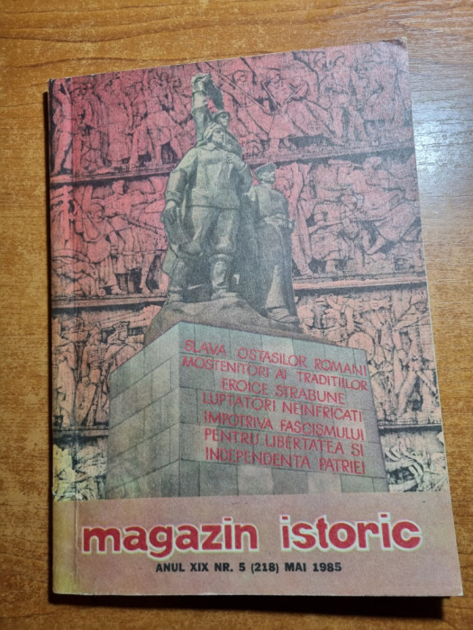 Revista Magazin Istoric - mai 1985
