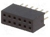 Conector 12 pini, seria {{Serie conector}}, pas pini 1.27mm, CONNFLY - DS1065-03-2*6S8BV