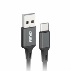 Cablu de date si incarcare USB la tip USB Type-C 2A 100cm FullLINK Amio Garage AutoRide foto