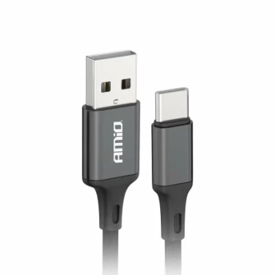 Cablu de date si incarcare USB la tip USB Type-C 2A 100cm FullLINK Amio Garage AutoRide foto