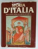 STORIA D&#039; ITALIA VOL . 3 : DALLA CIVILITA &#039; LATINA ALLA NOSTRA REPUBLICA , ( 800-1250 ) , testo di PAOLO BREZZI , 1980 , SUPRACOPERTA CU URME