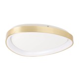 Plafonieră Mars 35W 1750lm 3000K 420x70mm, auriu, Erste
