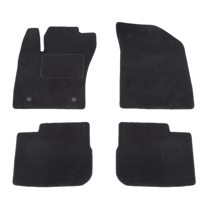 Set covorase auto mocheta Velor FIAT TIPO, 04.2016-, negru,