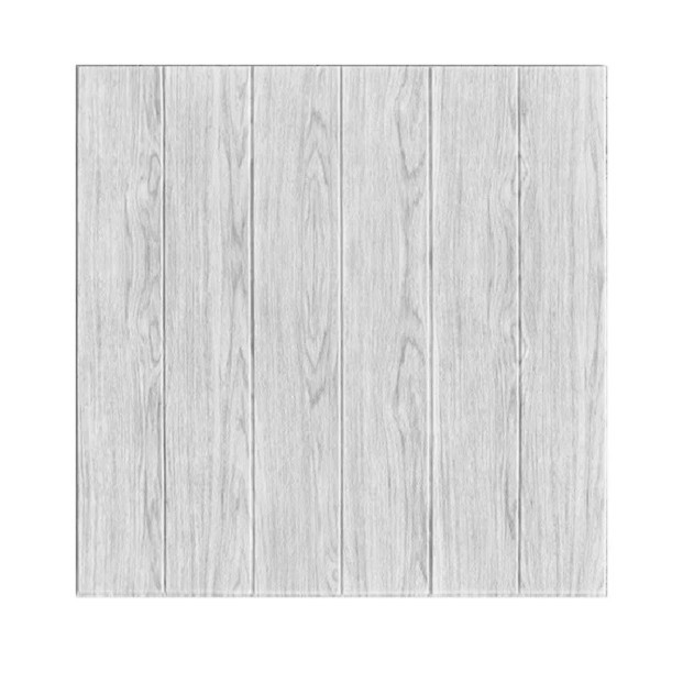 Set 10 placi tapet 3d, flippy, 70 x 70 cm, grosime 3 mm, din rasina, tip placi de lemn, suprafata acoperita 4.9 mp, gri deschis