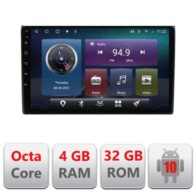Navigatie dedicata Audi A4 B6 C-050 Octa Core cu Android Radio Bluetooth Internet GPS WIFI 4+32GB CarStore Technology foto