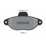 Textar set placute frana, frana disc Q+