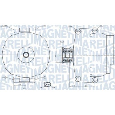 Alternator Citroen Ax (Za-); Mercedes Viano (W639), Vito / Mixto Box (W639), Vito Bus (W639), 10, CDI 2.2, 109 CDI, 111 CDI, 115 CDI foto