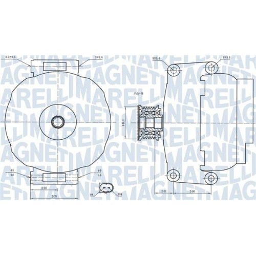 Alternator Citroen Ax (Za-); Mercedes Viano (W639), Vito / Mixto Box (W639), Vito Bus (W639), 10, CDI 2.2, 109 CDI, 111 CDI, 115 CDI