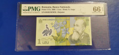 Romania Bancnota 1 Leu 2005 (2008) PMG 66 foto