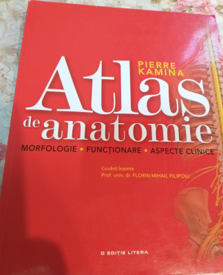 Atlas anatomie Pierre Kamina+Bazele anatomiei foto