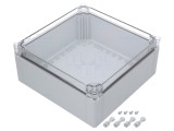 Carcasă Universală Policarbonat 300x300x132mm Transparentă