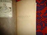 Grafologie / scrisul si omul - Ne mo / crte veche , an 1926 , exemplarul nr.101 , cartea prezinta un ex libris
