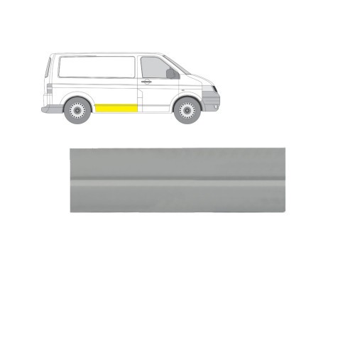 Segment reparatie usa Vw Transporter (T5), 2004-2015, parte montare Segment reparatie usa fata dreapta, 95684012, Aftermarket