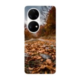 Husa compatibila cu Huawei Nova Y70 model Fall vibes, Silicon, TPU, Viceversa, Transparent, Carcasa