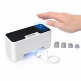 Cumpara ieftin Dispozitiv automat WC HAWIRE UV-2303, senzor infrarosu fara atingere, actionare automata flush, incarcare USB, compatibil universal rezervoare push, I