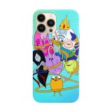 Husa compatibila cu Apple iPhone 14 Plus model Adventure time fist bump, Silicon, TPU, Viceversa, Transparent, Carcasa